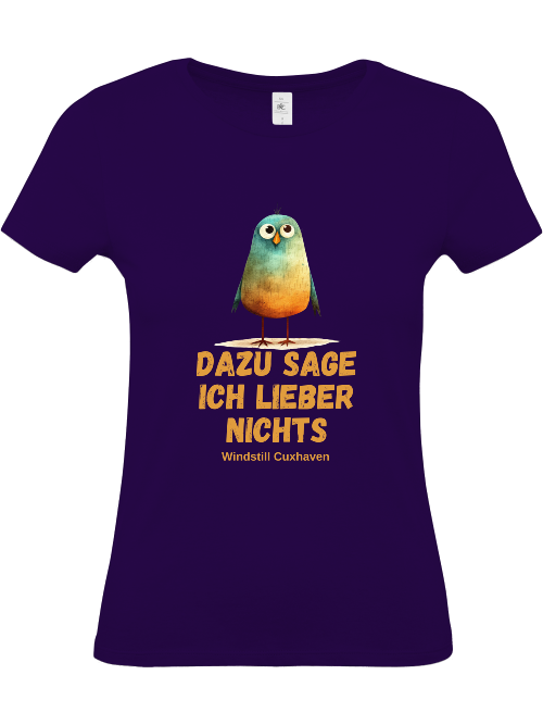 T-Shirt Slim Fit Dazu sage ich lieber nichts T-Shirt Slim Fit Dazu sage ich lieber nichts