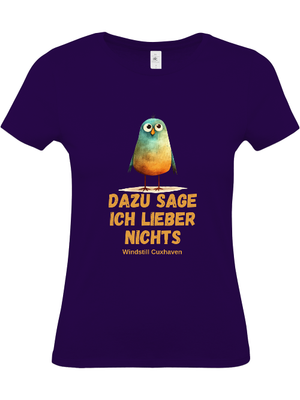 T-Shirt Slim Fit Dazu sage ich lieber nichts T-Shirt Slim Fit Dazu sage ich lieber nichts