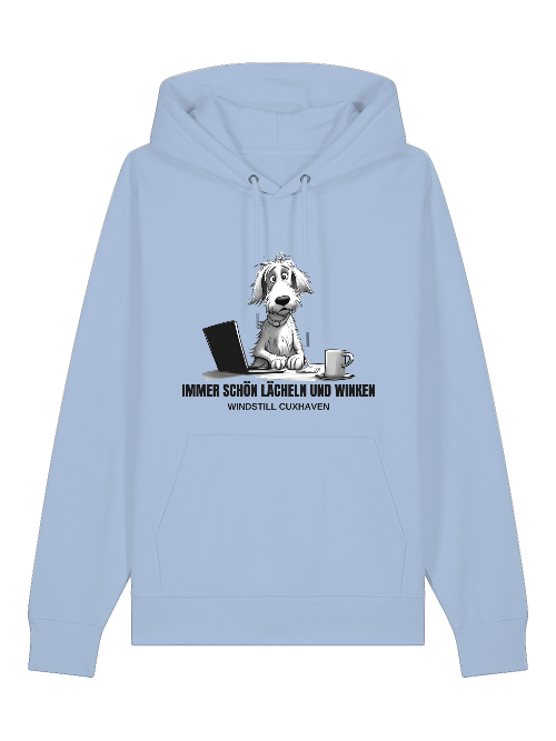Premium Bio Hoodie Lächeln und Winken Unisex Premium Bio Hoodie Lächeln und Winken Unisex