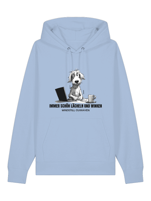 Premium Bio Hoodie Lächeln und Winken Unisex Premium Bio Hoodie Lächeln und Winken Unisex