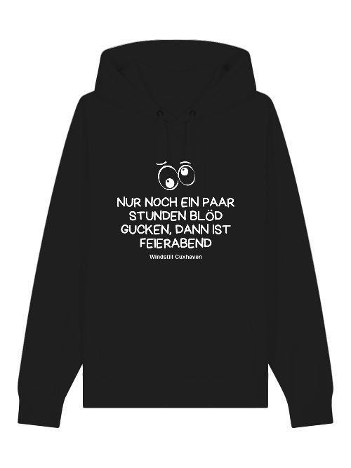 Premium Bio Hoodie Blöd Gucken Unisex Premium Bio Hoodie Blöd Gucken Unisex