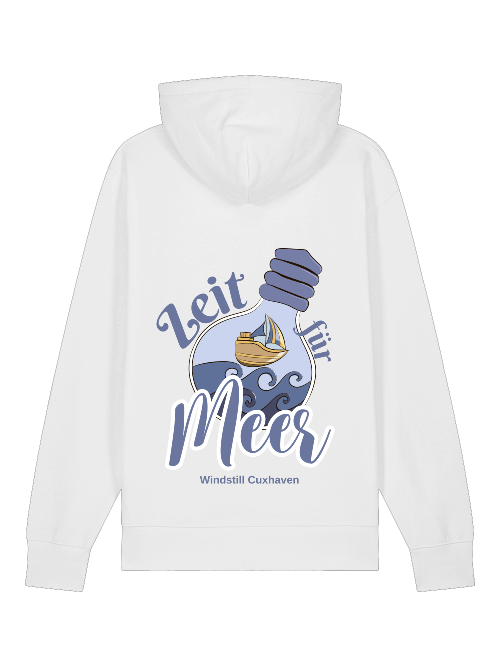 Premium Bio Hoodie Zeit für Meer Unisex