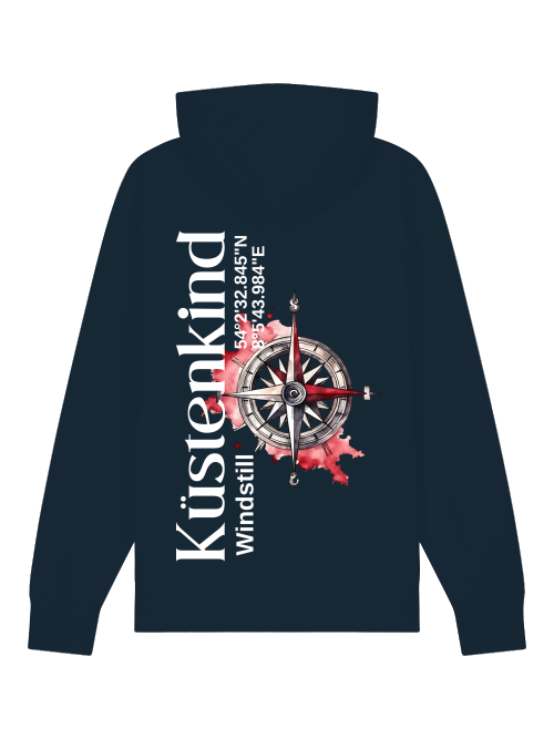 Premium Bio Hoodie Küstenkind Nordsee Unisex Premium Bio Hoodie Küstenkind Nordsee Unisex