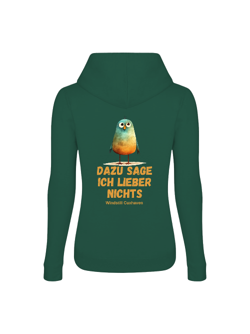 Frauen Hoodie Dazu sage ich lieber nichts Frauen Hoodie Dazu sage ich lieber nichts