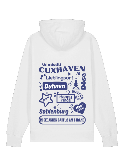 Premium Bio Hoodie Cuxhaven Wildes Design Unisex Premium Bio Hoodie Cuxhaven Wildes Design Unisex