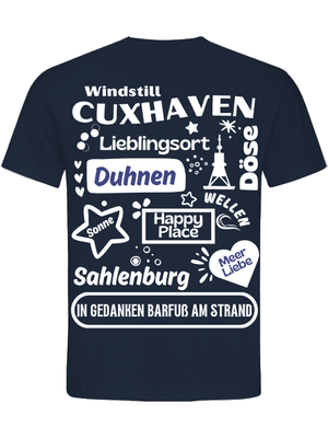T-Shirt Normal Cuxhaven Wildes Design Unisex T-Shirt Normal Cuxhaven Wildes Design Unisex