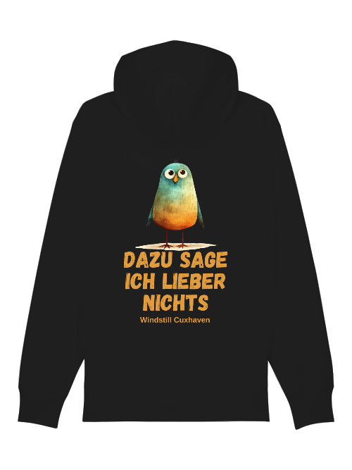Hoodiejacke Dazu sage ich lieber nichts Unisex Hoodiejacke Dazu sage ich lieber nichts Unisex