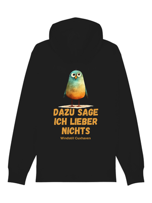 Hoodiejacke Dazu sage ich lieber nichts Unisex Hoodiejacke Dazu sage ich lieber nichts Unisex