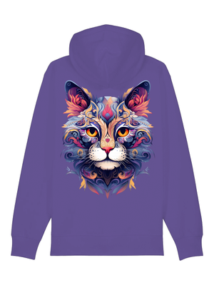 Hoodiejacke Katze Fantasie Unisex