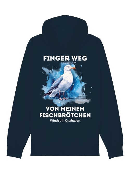 Hoodiejacke Fischbrötchen Unisex Hoodiejacke Fischbrötchen Unisex
