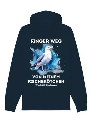 Hoodiejacke Fischbrötchen Unisex Hoodiejacke Fischbrötchen Unisex