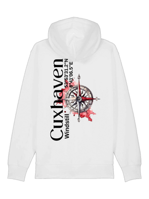 Hoodiejacke Cuxhaven Roter Kompass Unisex