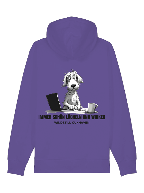 Hoodiejacke Lächeln und Winken Unisex Hoodiejacke Lächeln und Winken Unisex