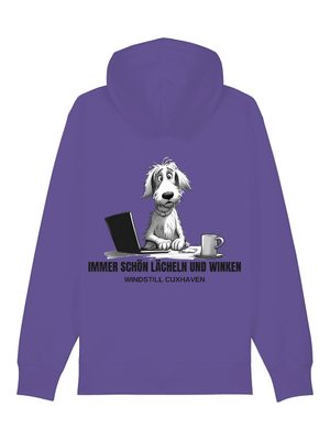 Hoodiejacke Lächeln und Winken Unisex Hoodiejacke Lächeln und Winken Unisex