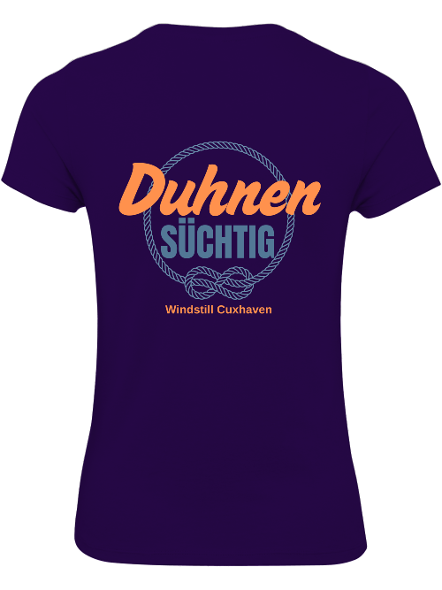 T-Shirt Slim Fit Duhnen süchtig T-Shirt Slim Fit Duhnen süchtig