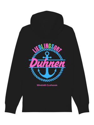 Hoodiejacke Lieblingsort Duhnen blau Unisex Hoodiejacke Lieblingsort Duhnen blau Unisex