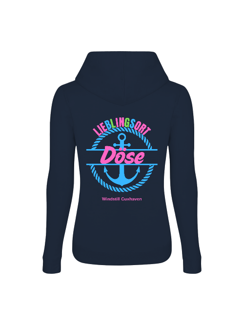 Frauen Hoodie Lieblingsort Döse blau Frauen Hoodie Lieblingsort Döse blau