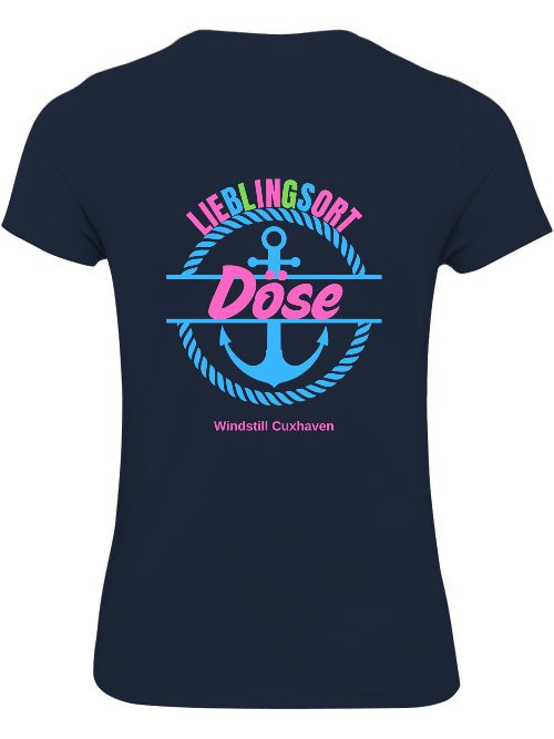 T-Shirt Slim Fit Lieblingsort Döse blau T-Shirt Slim Fit Lieblingsort Döse blau