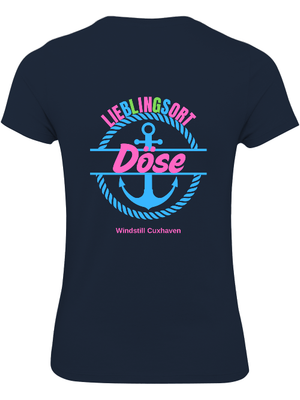 T-Shirt Slim Fit Lieblingsort Döse blau T-Shirt Slim Fit Lieblingsort Döse blau