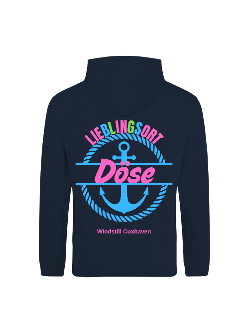 Hoodie Lieblingsort Döse blau Unisex Hoodie Lieblingsort Döse blau Unisex