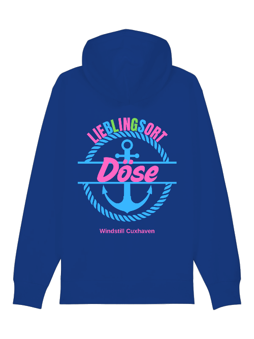 Hoodiejacke Lieblingsort Döse blau Unisex Hoodiejacke Lieblingsort Döse blau Unisex