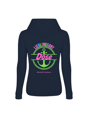 Frauen Hoodie Lieblingsort Döse grün Frauen Hoodie Lieblingsort Döse grün