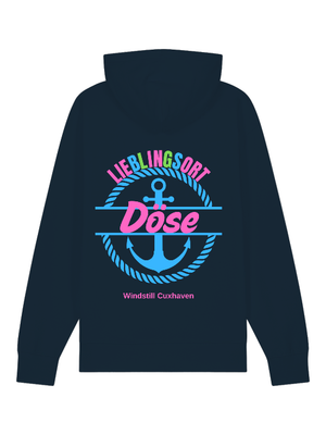 Premium Bio Hoodie Lieblingsort Döse blau Unisex Premium Bio Hoodie Lieblingsort Döse blau Unisex