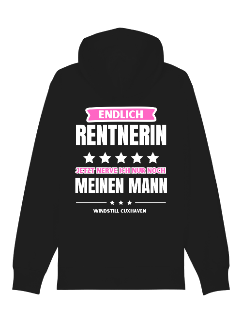 Hoodiejacke Endlich Rentnerin Unisex Hoodiejacke Endlich Rentnerin Unisex