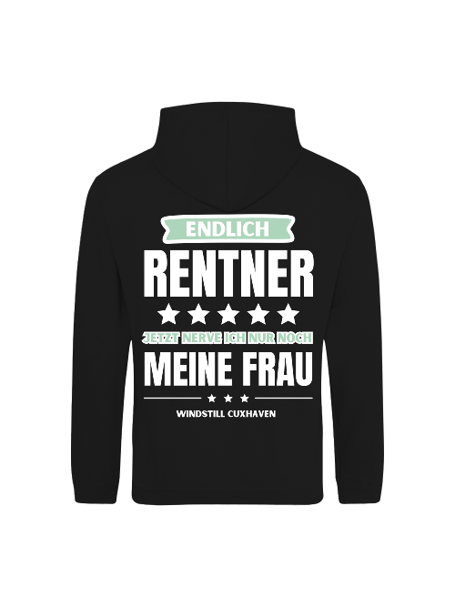 Hoodie Endlich Rentner Unisex Hoodie Endlich Rentner Unisex