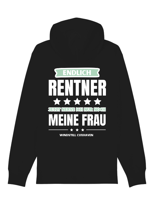 Hoodiejacke Endlich Rentner Unisex