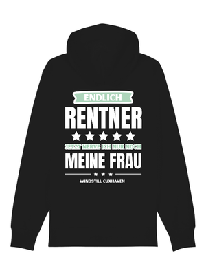 Hoodiejacke Endlich Rentner Unisex Hoodiejacke Endlich Rentner Unisex
