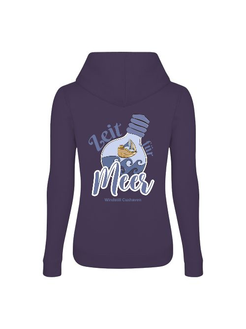 Frauen Hoodie Zeit für Meer