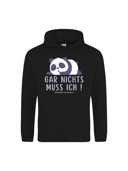 Hoodie Panda Gar nichts Unisex
