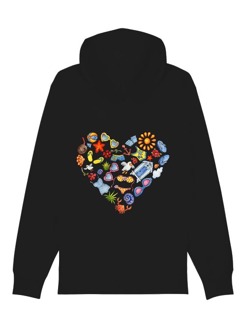 Hoodiejacke Meerherz Unisex