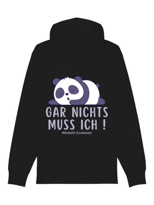 Hoodiejacke  Panda Gar nichts Unisex