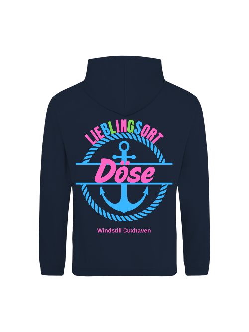 Hoodie Lieblingsort Döse blau Unisex
