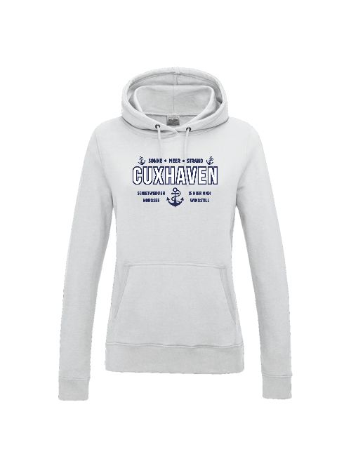 Frauen Hoodie Anker Cuxhaven