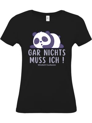 T-Shirt Slim Fit Panda Gar nichts