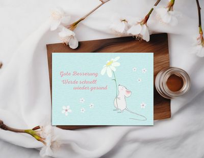 Postkarte "Gute Besserung"