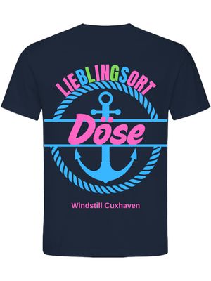 T-Shirt Normal Lieblingsort Döse blau Unisex