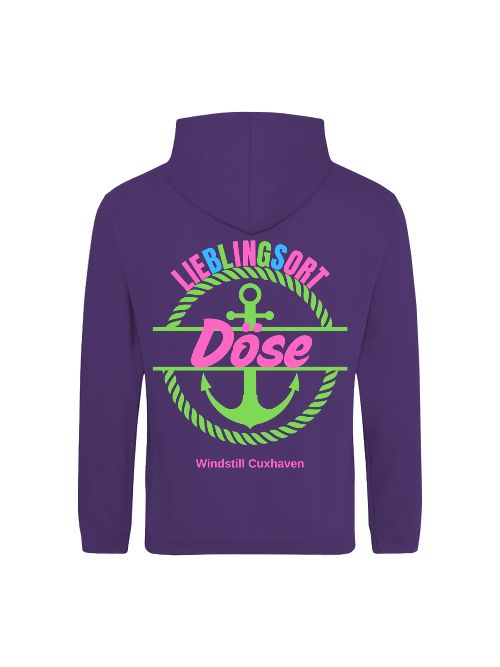 Hoodie Lieblingsort Döse grün Unisex