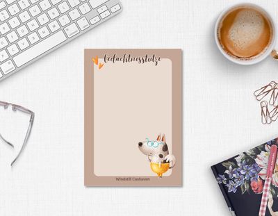 Notizblock A6 "Gedächtnisstütze"