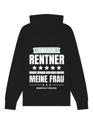 Premium Bio Hoodie Endlich Rentner Unisex