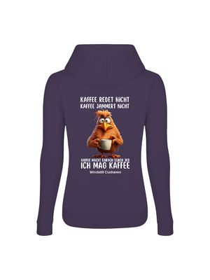 Frauen Hoodie Kaffee