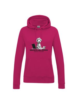 Frauen Hoodie Lächeln und Winken