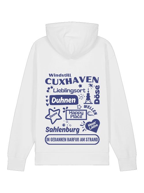 Premium Bio Hoodie Cuxhaven Wildes Design Unisex