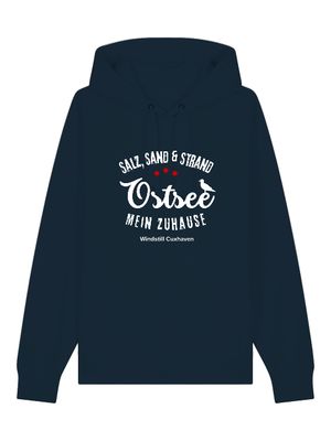 Premium Bio Hoodie Ostsee Mein Zuhause Unisex