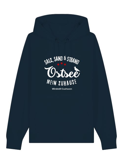 Premium Bio Hoodie Ostsee Mein Zuhause Unisex