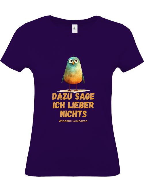 T-Shirt Slim Fit Dazu sage ich lieber nichts