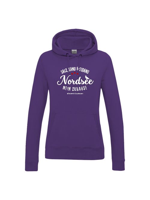 Frauen Hoodie Nordsee Mein Zuhause